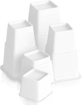 Roupa de cama Furniture Risers Utopia com elevação de cama ajustável de 3, 5 ou 8 polegadas (conjunto de 4) Roupa de cama Furniture Risers Utopia com elevação de cama ajustável de 3, 5 ou 8 polegadas (conjunto de 4)