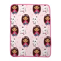 Roupa de cama infantil Throw Franco Gabby's Dollhouse 117 cm x 152 cm Roupa de cama infantil Throw Franco Gabby's Dollhouse 117 cm x 152 cm