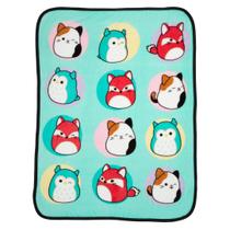 Roupa de cama infantil Throw Franco Squishmallows 100x125cm