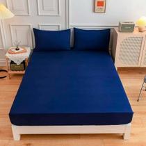 Roupa de Cama Lisa Simples Toque de Algodão Soft