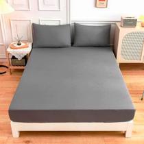 Roupa de Cama Lisa Simples Toque de Algodão Soft