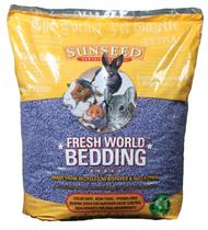Roupa de cama para animais de estimação Sunseed Fresh World 2130 polegadas cúbicas roxa Roupa de cama para animais de estimação Sunseed Fresh World 2130 polegadas cúbicas roxa