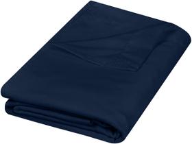 Roupa de cama Utopia de lençol plano, totalmente azul marinho, de microfibra macia escovada Roupa de cama Utopia de lençol plano, totalmente azul marinho, de microfibra macia escovada