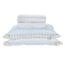 Roupa De Cama Venetto Casal 04 Peças 400 Fios 100% Algodão