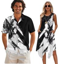 Roupa de casal que combina com ADDITDO Bold Eagle Art Print Roupa de casal que combina com ADDITDO Bold Eagle Art Print