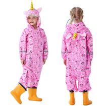 Roupa de chuva Fewlby Kids Toddler, peça única, impermeável de 7 a 9 anos