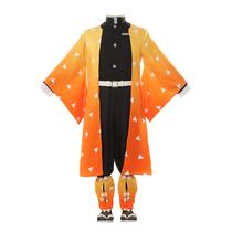 Roupa de cosplay Nuoqi Zenitsu Agatsuma Kimetsu no Yaiba XS Roupa de cosplay Nuoqi Zenitsu Agatsuma Kimetsu no Yaiba XS