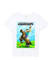 Roupa De Criança Camiseta Infantil Minecraft - EB