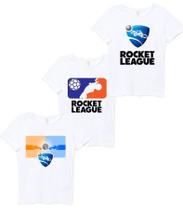Roupa De Criança Camiseta Infantil Rocket League Kit 3 Peças