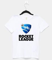 Roupa De Criança Camiseta Rocket League Infantil Cor Branca