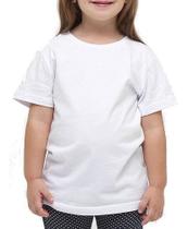 Roupa De Criança Infantil Menina Menino Básica Lisa Camiseta
