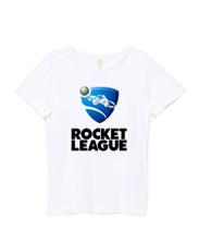 Roupa De Criança Rocket League Camiseta Infantil cor Branca