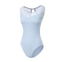 Roupa de dança feminina de balé de renda sem mangas da Leotard Lanbodance Roupa de dança feminina de balé de renda sem mangas da Leotard Lanbodance
