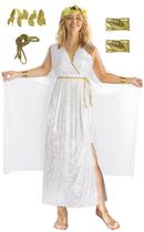 Roupa de fantasia UQJE Greek Toga Roman Goddess XL
