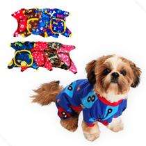 Roupa De Frio Para Pet Roupinha Cachorro em Soft, Agassalho Pijama Artigo pets cão porte pequeno , médio - Skapetshop