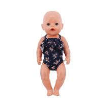 Roupa De Ginástica Justa Estilo Maiô Kawaii Para Bonecas Americanas De 18 Polegadas E Bonecas Bebê