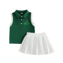 Roupa de golfe para menina mlpeerw Hole In One Golf 2-3T Roupa de golfe para menina mlpeerw Hole In One Golf 2-3T
