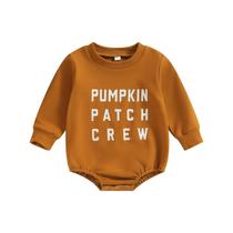 Roupa de Halloween Ayalinggo Newborn Pumpkin Patch Crew 3-6M
