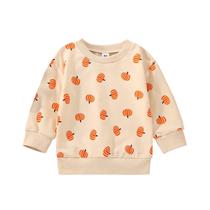 Roupa de Halloween, moletom infantil Ayalinggo, abóbora 3-4T