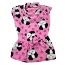 Roupa De Inverno Para Cachorro - Vestido Soft Rosa Eg - Nicapet