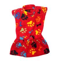 Roupa De Inverno Para Cachorro - Vestido Soft Vermelho Eg - Nicapet