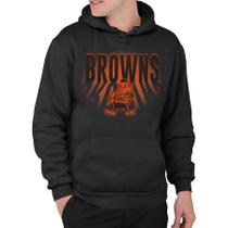 Roupa de junk food com capuz x NFL Cleveland Browns unissex preta Roupa de junk food com capuz x NFL Cleveland Browns unissex preta
