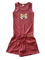 Roupa De Menina Macacão Verão