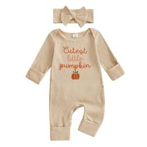 Roupa de menina mlpeerw My First Halloween Pumpkin 0-3M