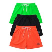 Roupa De Menino Bermuda Poliéster Juvenil 3 Short Atacado