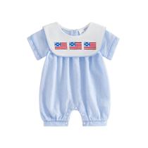 Roupa de menino Rourufy 4 de julho Bandeira dos EUA e América de 3 a 6 meses Roupa de menino Rourufy 4 de julho Bandeira dos EUA e América de 3 a 6 meses