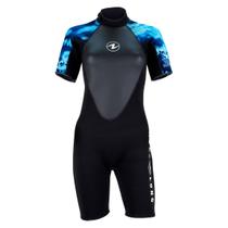 Roupa de Mergulho Aqualung Hydroflex Shorty Feminina 3mm Super-Stretch 250% com Corte Curto Roupa de Mergulho Aqualung Hydroflex Shorty Feminina 3mm Super-Stretch 250% com Corte Curto