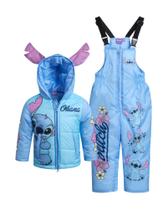 Roupa de neve Disney Girls Minnie Mouse, Lilo & Stich 2T-7 tamanho 4T