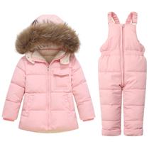 Roupa de neve para bebês IBOBOOM, jaqueta infantil para meninas, casaco de inverno, roupa de neve, roupa acolchoada