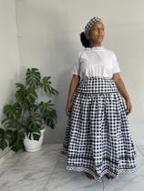 Roupa de preta velha umbanda candomblé 2 peças perfeita para incorporação