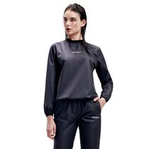 Roupa de sauna HOTSUIT feminina, ginástica, treino, jaqueta de sauna, calça preta Roupa de sauna HOTSUIT feminina, ginástica, treino, jaqueta de sauna, calça preta