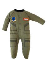 Roupa de soldado infantil Crawler Flight Suit OD Green 3-6M