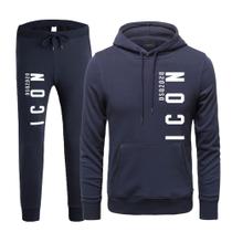 Roupa de treino DSQ2S ICONS masculina com capuz de manga comprida