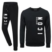 Roupa de treino DSQ2S ICONS masculina com capuz de manga comprida