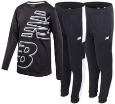 Roupa de treino New Balance Boys de 3 peças Waffle Knit Thermal 8-20