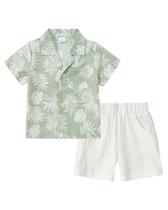 Roupa de verão para meninos YALLET Light Green 2-3T