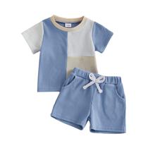 Roupa de verão Socutebabe Toddler Boy, azul, 18-24 meses Roupa de verão Socutebabe Toddler Boy, azul, 18-24 meses