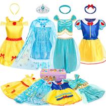 Roupa de vestir Princess Up BIBUTY para meninas de 3 a 6 anos com acessório Roupa de vestir Princess Up BIBUTY para meninas de 3 a 6 anos com acessório