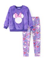 Roupa Disney Minnie Mouse Toddler Girl Fuzzy Fleece Purple 3T Roupa Disney Minnie Mouse Toddler Girl Fuzzy Fleece Purple 3T