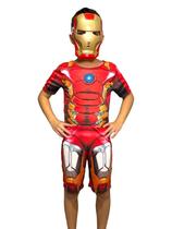 Roupa Fantasia Infantil Homem De Ferro C Enchi Curto Luxo Roupa Fantasia Infantil Homem De Ferro C Enchi Curto Luxo