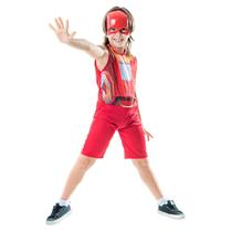 Roupa Fantasia Infantil Homem de Ferro Com Mascara Herói