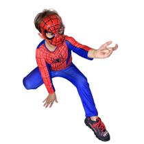 Roupa Fantasia Infantil Longa Com Enchimento Homem-aranha Roupa Fantasia Infantil Longa Com Enchimento Homem-aranha