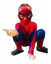 Roupa Fantasia Longa Com Enchimento Homem-aranha