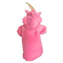 Roupa Fantasia Unicórnio Rosa Pet Cães Gatos Tamanho P