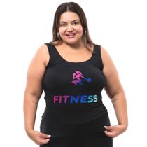Roupa Feminina Fittness Academia Bermuda Plus Size E Camiseta Dryfit Furadinha