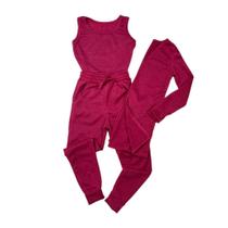 Roupa Feminina Infantil 3 Peças Blusa Calça E Cardigan Kids Roupa Feminina Infantil 3 Peças Blusa Calça E Cardigan Kids